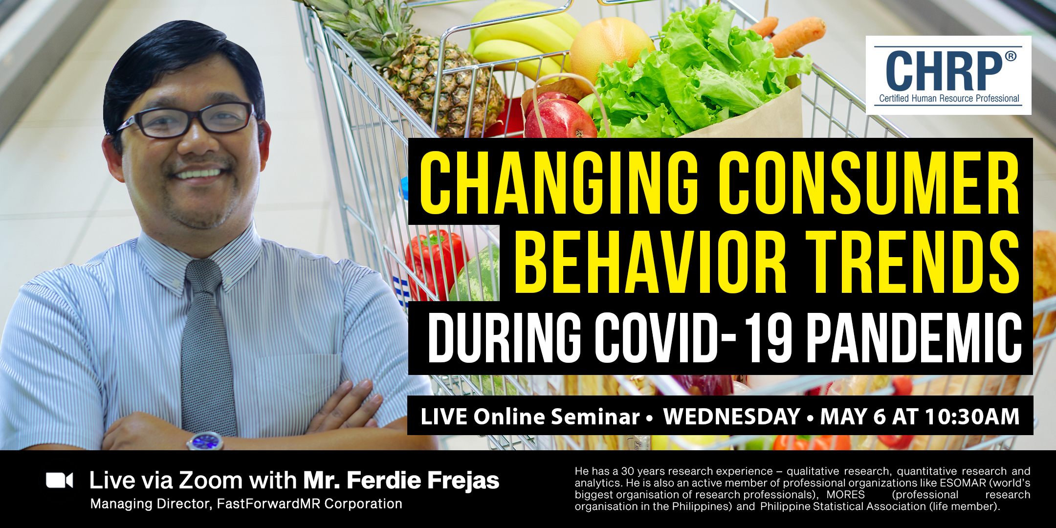 CHRP Online Seminar - Ferdie Frejas